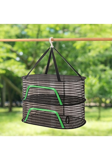 Suntek Açık Asılı Kurutma Ağı Çay Sofra Çift-katman