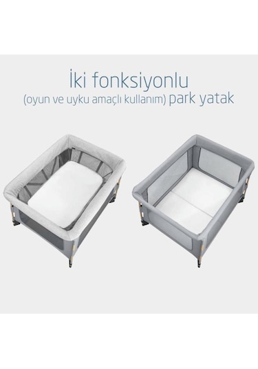 Maxi-cosi Swift 3'ü 1 Arada Çift Katlı Beyond Grey Park Yatak Outlet