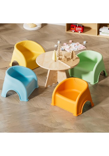 Homyl Yürümeye Başlayan Çocuk Sandalyesi Çok Amaçlı Mavi Mavi