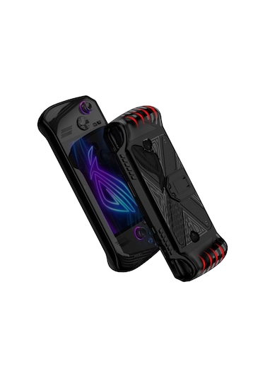 For Asus Rog Ally X Game Console Tpu Protective Case With Stand Black