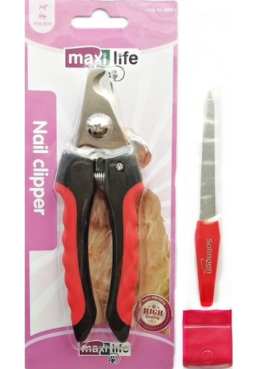 Maxi Life Dev Büyük Irk Köpek Tırnak Makası 16 CM + Törpülü