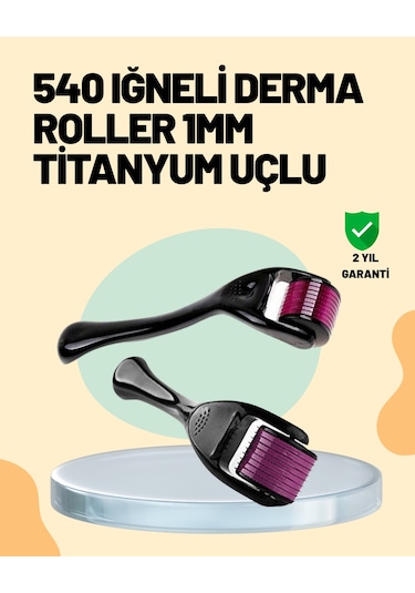Cilt Yenileyici Derma Roller Mikro İğneli Bakım Aracı