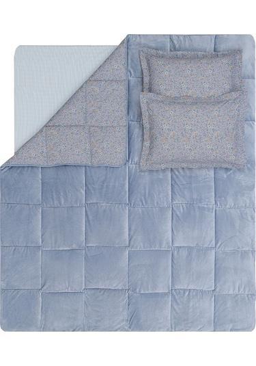 Yataş Bedding Piante Triola Tek Kişilik Set - Mavi