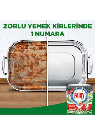 Fairy Platinum Plus Bulaşık Makinesi Deterjanı 3 x 75 Tablet