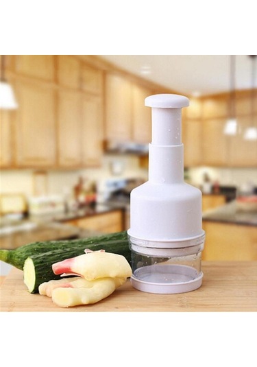 Stainless Steel Onion Cutting Instrument / Ginger Garlic Cutter, Size: 22x8x8cm, Random Color Delivery Diğer