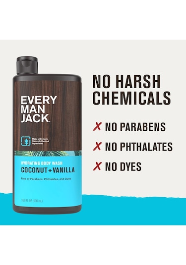 Every Man Jack Coconut + Vanilla Nemlendirici Duş Jeli 500ml Diğer