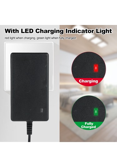 Teltree 16.8v 1.5a Li-poly Akıllı Şarj Cihazı, 4 Seri Li-ıon Pil Grubu İçin, 5.5x2.5mm Arayüz, Avrupa Standartı Siyah