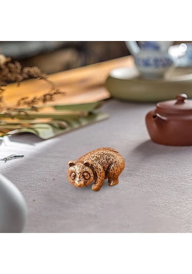 Suntek Ofis Masa Üstü Dekoru Için Vintage Tarzı Panda Süsü