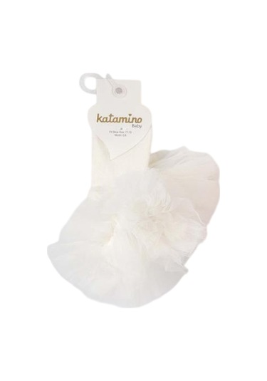 Katamino Sunset Aks Bebek Çorabı 22098 Ekru