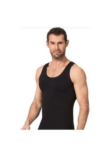 Namaldı Erkek Likralı Atlet 3'lü Paket - 184 Siyah