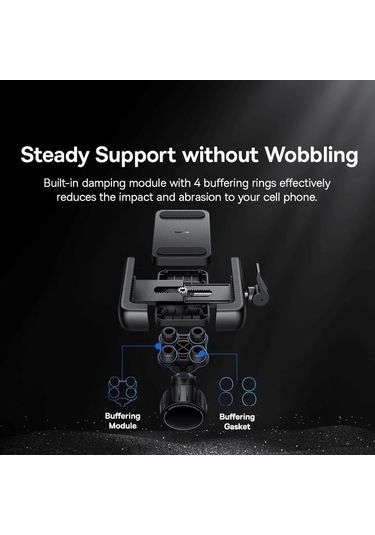 Tysm Joyjadehub Baseus Bisiklet Telefon Tutucu Kılıf, 1pc, Uygun Her Markaya, Yerçekimi Genileme Özelliği 1pc