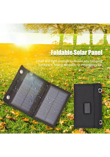 Mufunye Taşınabilir 4w Katlanabilir Güneş Enerjili Şarj Çantası - Hızlı Usb Şarj, Kamp & Seyahat İçin