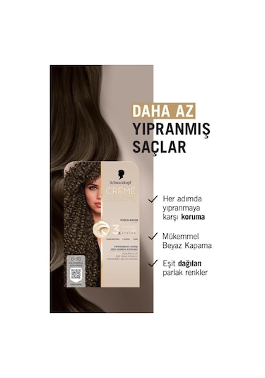 Creme Supreme Saç Boyası 6-16 Küllü Soğuk Açık Kahve