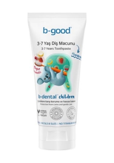 B-Good 3-7 Yaş Florürsüz Çocuk Diş Macunu 50 ML
