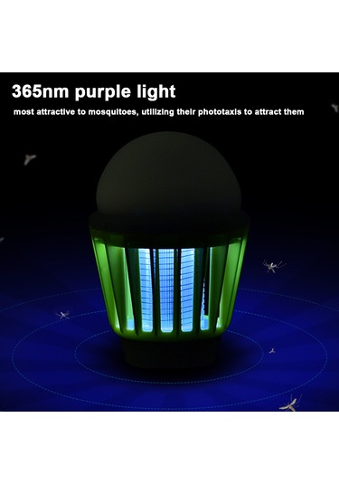 Tenfowee "taşınabilir Kamp Lambası Ve Sivrisinek Kovucu - Su Geçirmez, Usb Şarjlı, 3 Renk Seçeneği" Çok Renkli