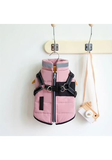 Elmpaly Küçük Köpekler İçin Mavi Xs Kışlık Yumuşak Tulum Kapüşonlu Ayarlanabilir