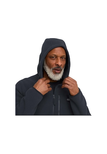 Jack Wolfskın Jack Wolfskin Lake Ridge Hooded Erkek Mavi Outdoor Ceketi C0413 Lacivert
