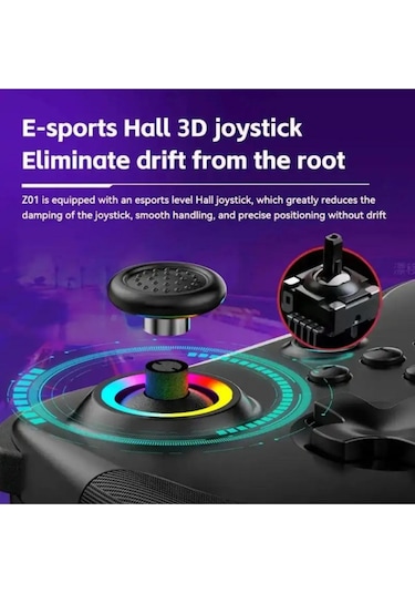 Lobo Rgbwireless Control 9.nesil Gamepad Kablosuz For Nintendo Switch Ps3-ps4-android-Apple Uyumlu iOS