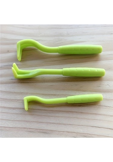 Topshop1 Yeşil 3 Adet Kene Piresi Temizleme Aracı Köpekler İçin Güvenli Etkili Parazit Kontrolü