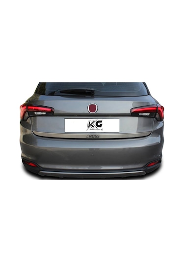 Fiat Egea Cross Yazılı Krom Bagaj Alt Çıtası