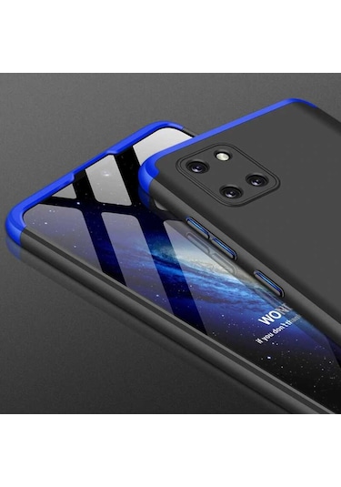 Samsung Uyumlu Galaxy A81 Note 10 Lite Kılıf Zore Ays Kapak Mavi