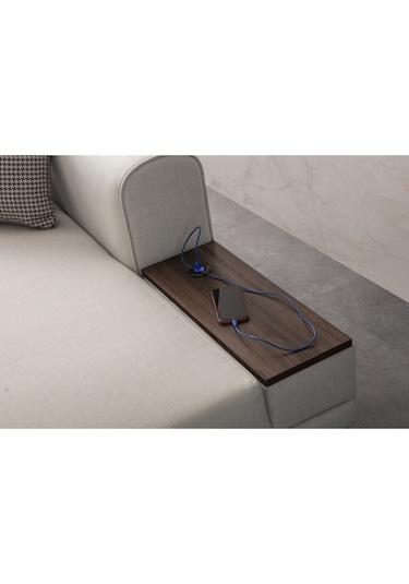 Drog Köşe Koltuk Takımı Bej Antrasit