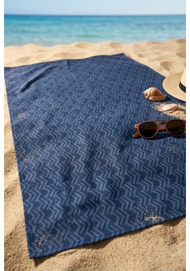 Indigo Peak Lacivert Plaj Havlusu 70 X 150 Cm Lacivert