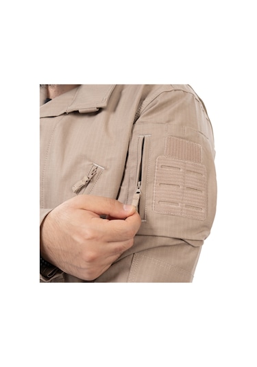 Ballıstıc Defence Warden 1.0 Operasyonel Taktik Tişört - Bej