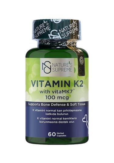 Natures Supreme Vitamin K2 100 Mcg 60 Kapsül Aromasiz