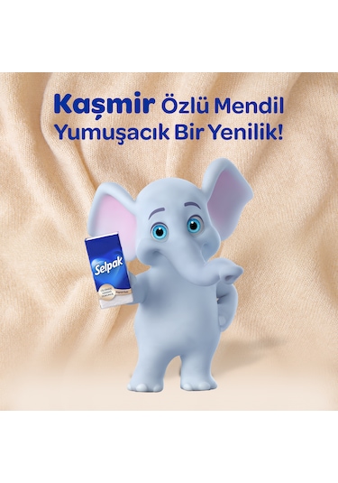 Selpak Kaşmir Özlü Mendil 100'lü 10 10