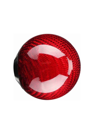 Moveevo Kırmızı Metal Evrensel Vites Topu, 3 Adaptörlü 7mm,9mm,9mm , Dayanıklı Malzeme, Manuel Vitesli Araçlar İçin Sk026-1 Kırmızı