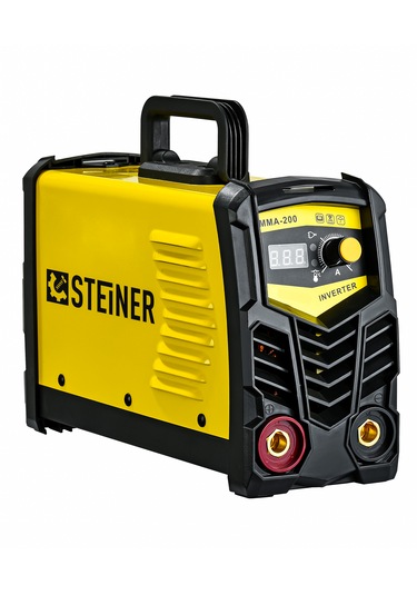 Steiner Mma-200 Amper Dijital Göstergeli İnverter Kaynak Sarı