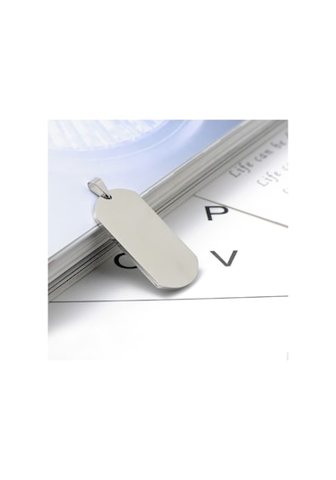 Chavin Büyük Dogtag Asker Künyesi Çelik Kolye Ds68By (478257672)