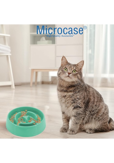 Microcase Evcil Hayvan Az ve Yavaş Mama Yeme Kabı Küçük Boy 775 ML