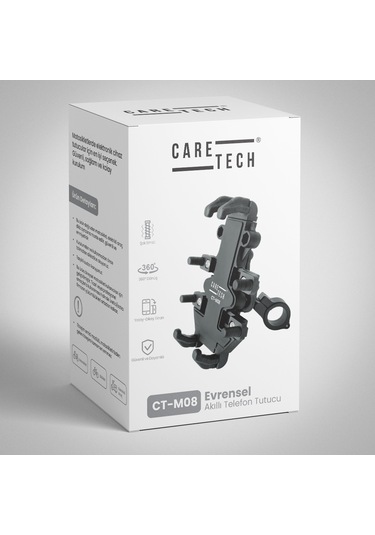 Caretech Ct-m08 Titreşim Modüllü Telefon Tutucu