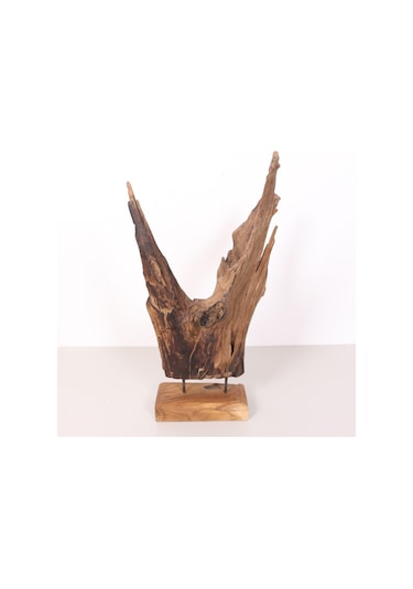 Teak Art- Doğal Teak Heykel & Dekor 30x70 Cm