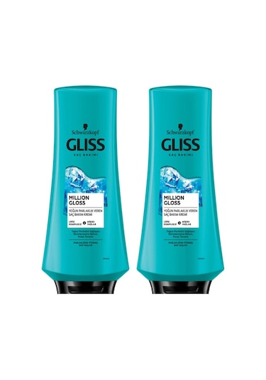 Schwarzkopf Gliss Million Gloss Saç Bakım Kremi 2 x 360 ML
