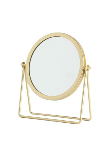 Bloomnest Serbest Duran Büyüteçli Ayna, Altın, Yüksek Kaliteli