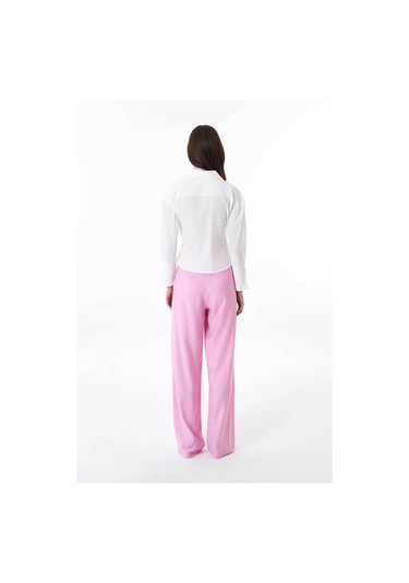 Quzu Bağlama Detaylı Kruvaze Ekru Kadın Bluz Blz00130 Ekru