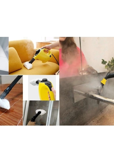 Karcher Sc Serisi İle Uyumlu Aksesuar Seti, Cam Silme Aparatı, Mikrofiber Bez, Mini Fırça Seti