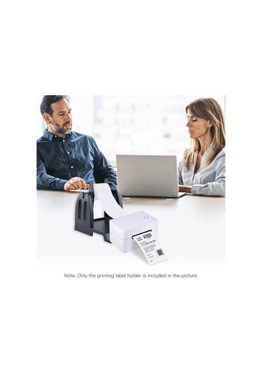 Skycity Beyaz Abs Malzeme Etiket Tutucu, Isı Hassas Yazıcı İçin 23x15.5x15.5cm Boyutlu Destek Aparatı