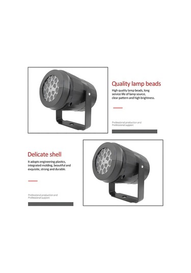 Fortunelane Led Noel Projeksiyon Lambası 16 Desenli 360 Döner Ev Bahçe Dekorasyonış Aydınlatma - Avrupa Şarjı