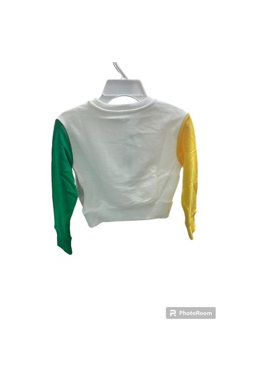 Benetton Çocuk Sweatshirt Beyaz Beyaz