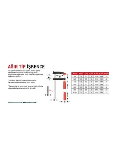 Cmc F Tipi İşkence 80x1000 Mm