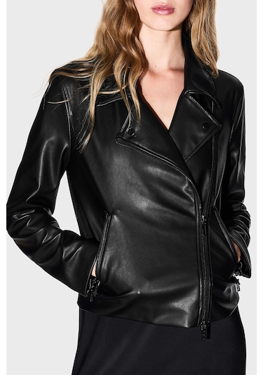 Armani Exchange Bayan Deri Ceket Xw001433 Af16618 Uc001 Siyah Siyah Armani Exchange Bayan Deri Ceket Xw001433 Af16618 Uc001 Siyah Siyah