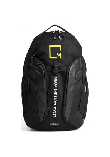 Unisex Dağcı Çantası Kamp Çantası Büyük Boy Sırt Çantası 45 30 Cm Seyahat Çantası Paraşüt Kumaş Siyah