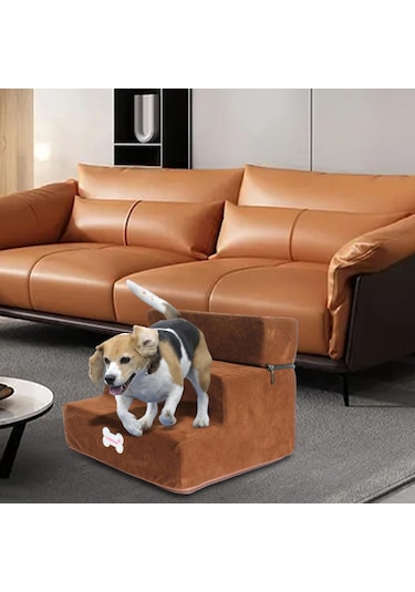 Homyl Köpek Merdiven Merdiveni Evcil Hayvan Rampası 3 Adım