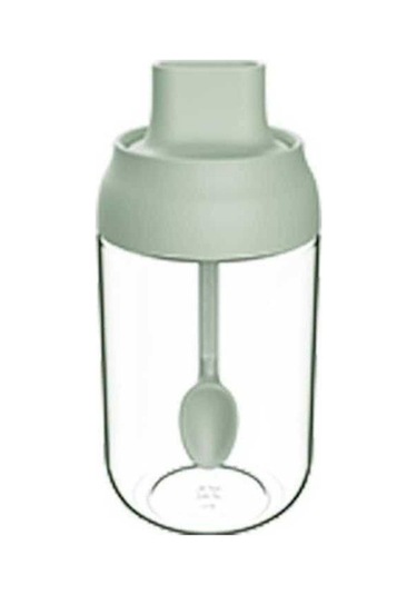 Dancemonkey Neme Dayanıklı Kapaklı Baharat Kavanozu -yeşil 3, Kaşıklı Entegre Sistemle Çok Renkli