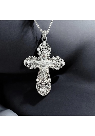 925 Ayar Gümüş Hac Unisex Kolye Gümüş