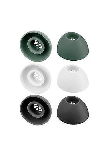 Buds Pro2 Kablosuz Kulaklıklar İçin 3 Set Yumuşak Silikon Kulak Pedleri, Rahat Ve Kolay Takılabilen Kulaklık Kılıfları, Beyaz